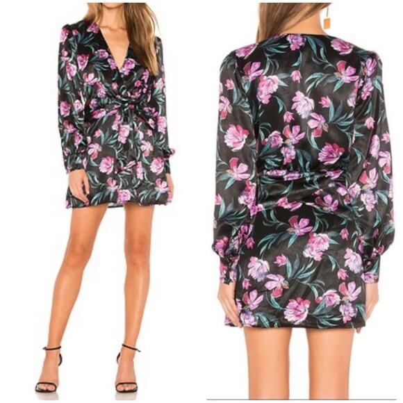 L'Academie The Mila Mini Dress in Multi - Picture 1 of 16